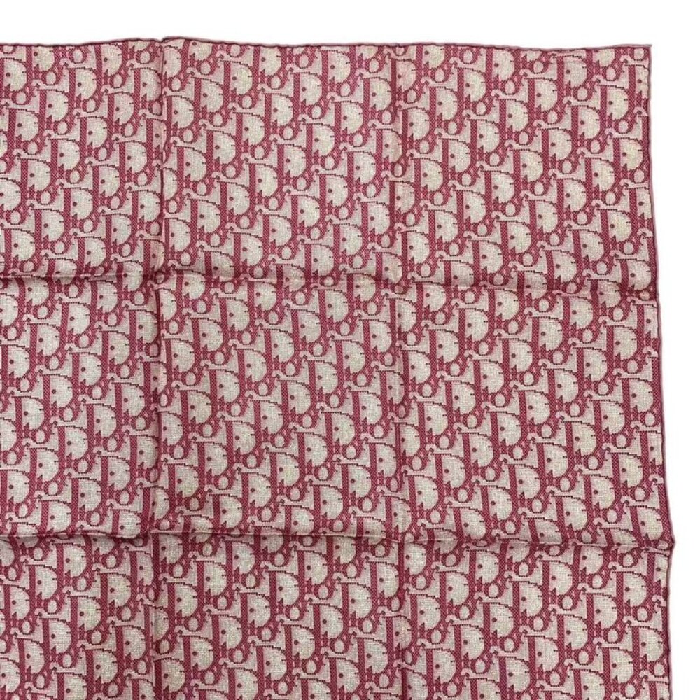 Dior Christian Trotter Scarf Silk Pink - Picture 3 of 8